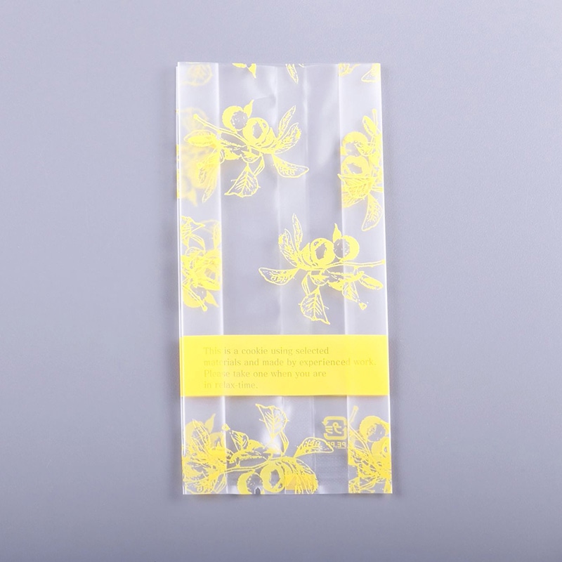 cotta 規格袋　J-9 70＋30×150mm 1080　ナチュラル　レモン 100枚/袋（ご注文単位1袋）【直送品】