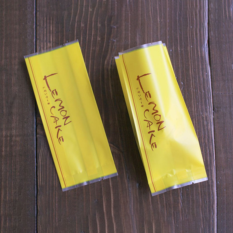 cotta 規格袋　マチ付 65＋30×160 62736　レモンケーキ 100枚/袋（ご注文単位60袋）【直送品】