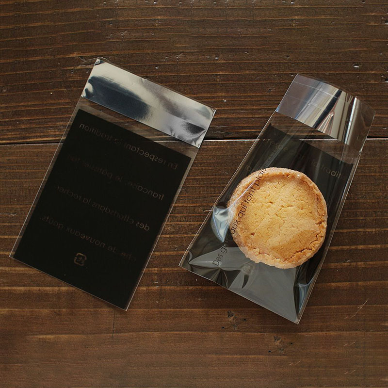 cotta 菓子袋 FH-116 テープ付 115×70 67216 ブラウン 100束/束(ご注文単位1束)【直送品】