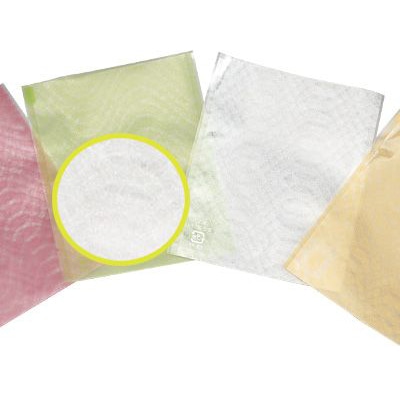 >cotta 規格袋 さざ波ー3 1038 白 100枚/束(ご注文単位1束)【直送品】