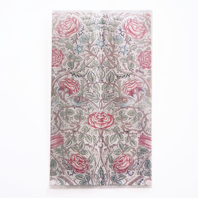 ガス袋 ウィリアム・モリス柄 バラ 85×H150 マチ25mm 98153 100枚/束(ご注文単位1束)【直送品】