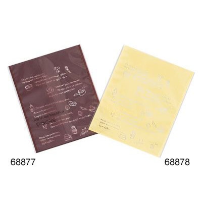 cotta 個包装袋 ポシェ 特大 68877 ブラウン 100枚/束(ご注文単位1束)【直送品】