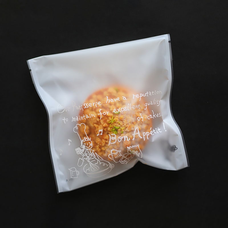 cotta ガス袋 TMバリア二ツ折袋マット 大 70267 ボナペティ ホワイト 100枚/束(ご注文単位1束)【直送品】