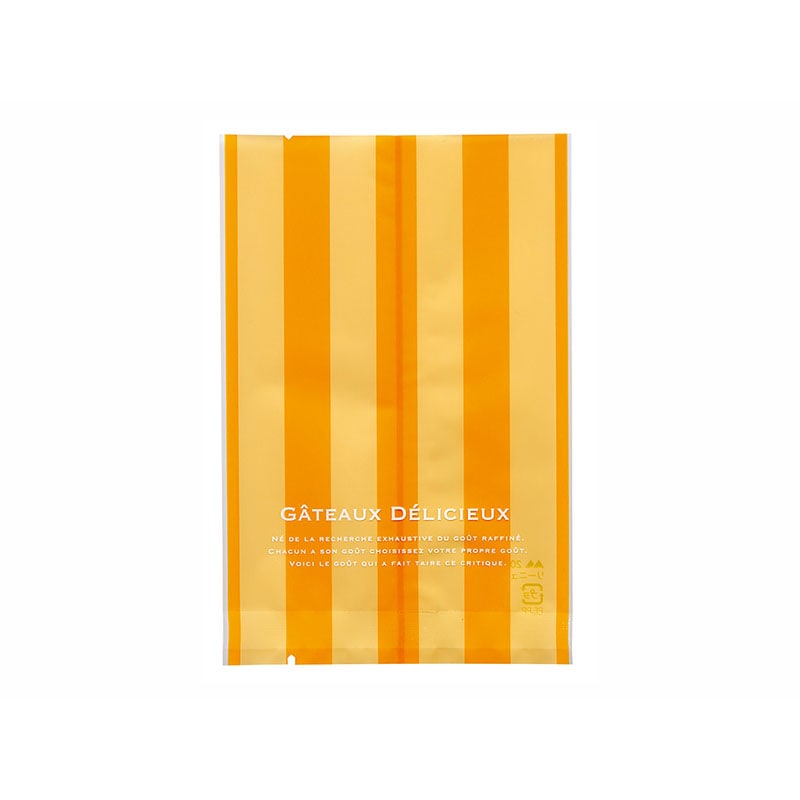 cotta 菓子袋 大 95293 リーニュ オレンジ 100枚/束(ご注文単位1束)【直送品】