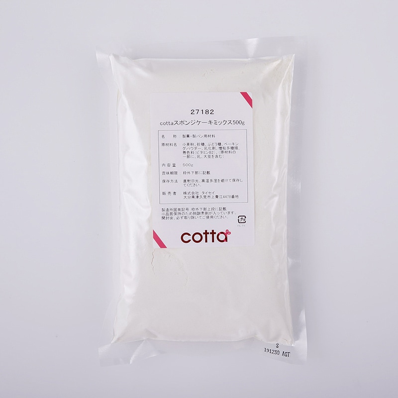 スポンジケーキミックス 500g 27182 1袋※軽（ご注文単位1袋）【直送品】