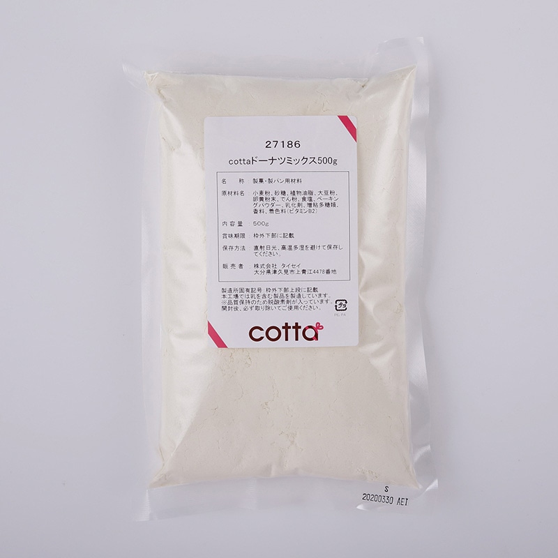 ドーナツミックス 500g 27186 1袋※軽（ご注文単位1袋）【直送品】