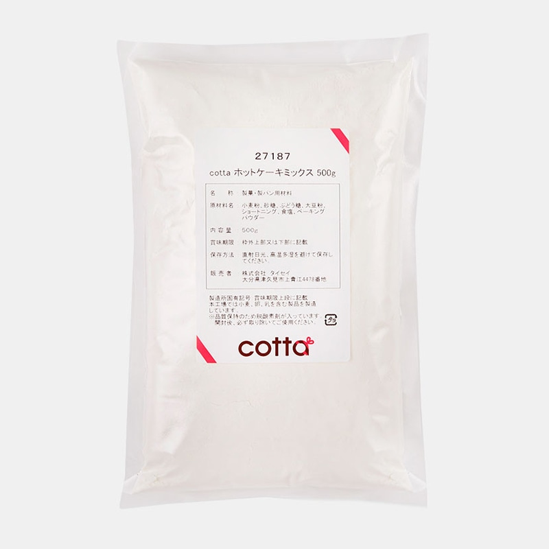 ホットケーキミックス 500g 27187 1袋※軽（ご注文単位1袋）【直送品】