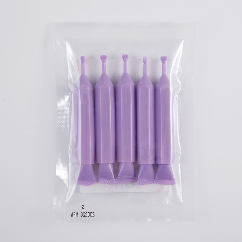 デコれーとペン 速乾性タイプ 5本入 27227 パープル 1袋(1本12g)※軽(ご注文単位1袋)【直送品】