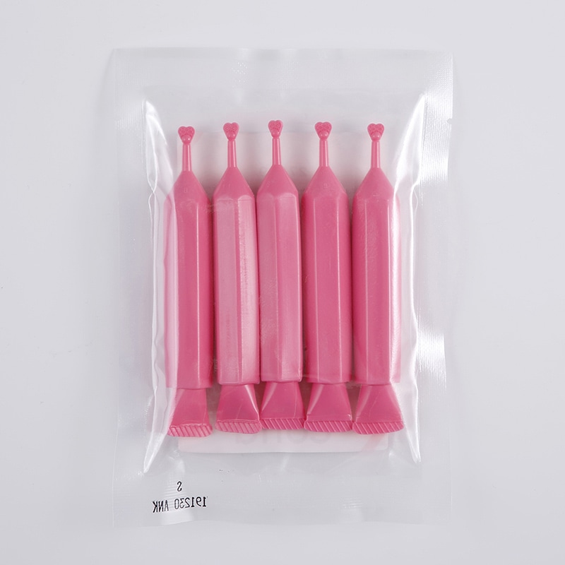 デコれーとペン 速乾性タイプ 5本入 27229 ピンク 1袋(1本12g)※軽(ご注文単位1袋)【直送品】