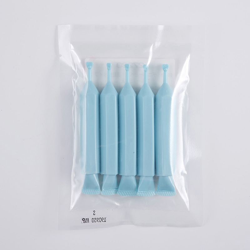 デコれーとペン 速乾性タイプ 5本入 27230 ブルー 1袋(1本12g)※軽(ご注文単位1袋)【直送品】