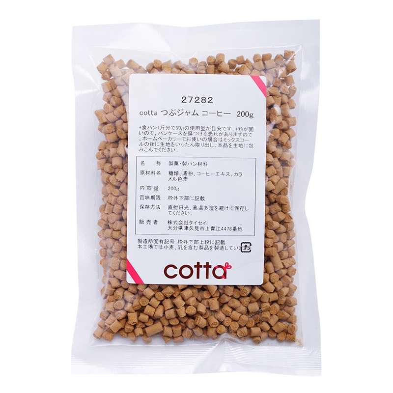 つぶジャム コーヒー 200g 27282 1袋※軽(ご注文単位1袋)【直送品】