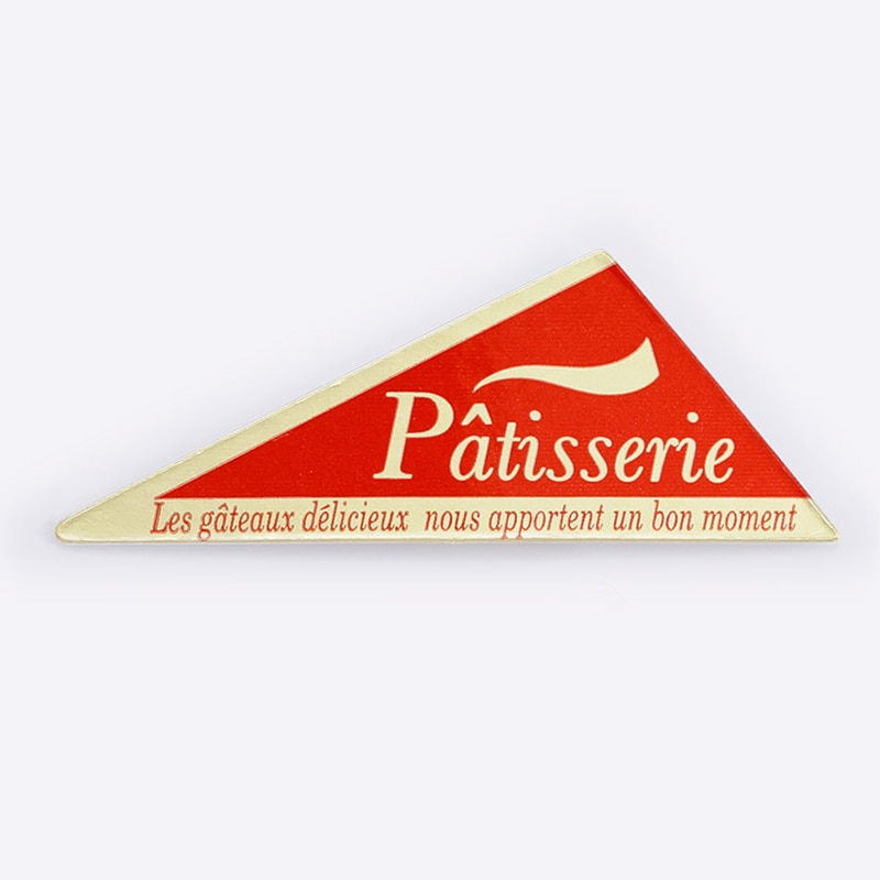 cotta ケーキピック 三角ー3 350 赤 100枚/袋