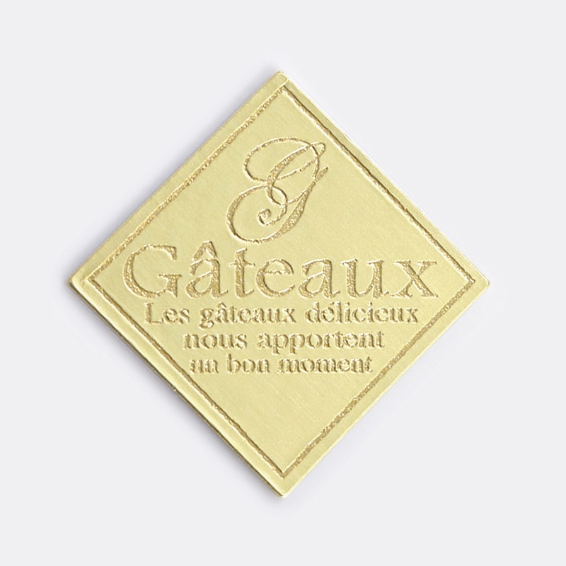 cotta ケーキピック 角G-1 353 金 100枚/袋