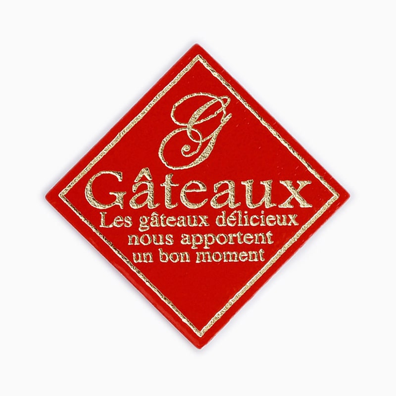 cotta ケーキピック 角G-2 354 赤 100枚/袋