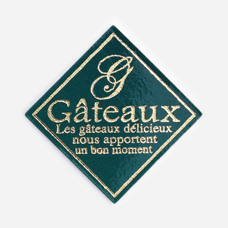 cotta ケーキピック 角G-3 355 緑 100枚/袋