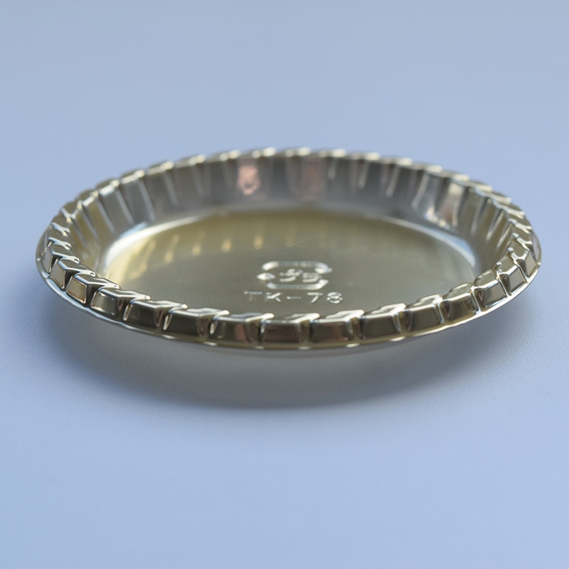 cotta ゴールドトレー 丸 TK-78 3910 100枚/袋(ご注文単位1袋)【直送品】