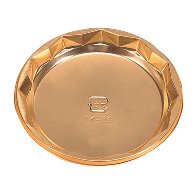 cotta ゴールドトレー　丸　TK-86  3911 100枚/袋（ご注文単位1袋）【直送品】
