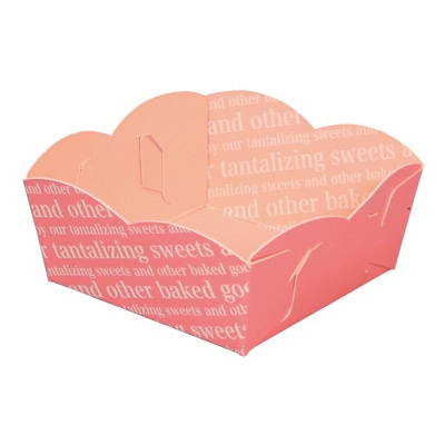 cotta リバーシブルトレー 54292 ピンク/ピーチ 100枚/袋(ご注文単位10袋)【直送品】