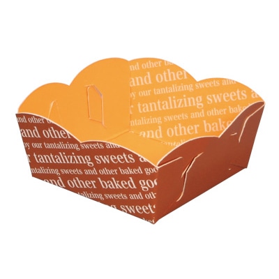 cotta リバーシブルトレー 54293 ブラウン/イエロー 100枚/袋(ご注文単位10袋)【直送品】