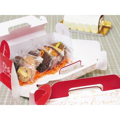 cotta ケーキ箱 手提ロール 62037 グランデリ 10枚/袋(ご注文単位20袋)【直送品】