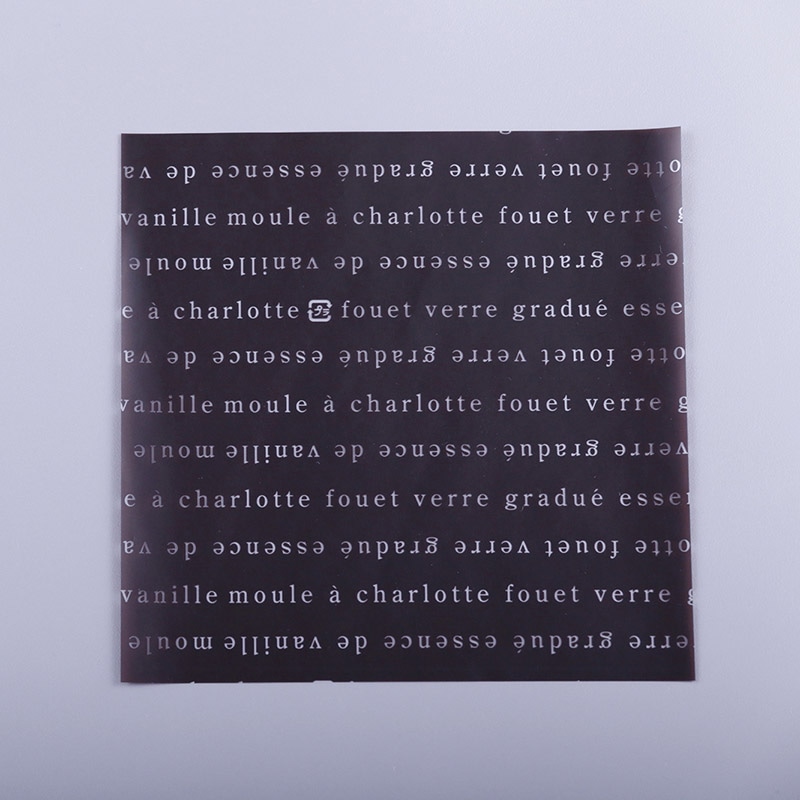 cotta ココットシート  1690　英字（茶） 100枚/束（ご注文単位1束）【直送品】