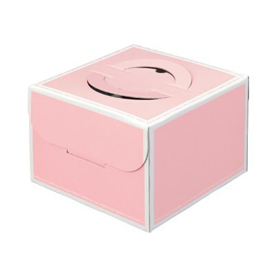 cotta デコ箱　HP130　トレーなし 5号 59202　スイーツピンク 10枚/束（ご注文単位1束）【直送品】