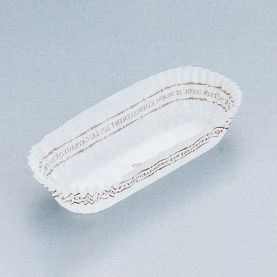 cotta エクレアパーチ 65522 白×茶 100枚/袋(ご注文単位1袋)【直送品】