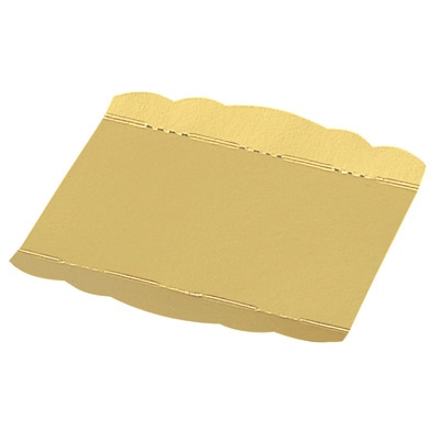 cotta 製菓資材　ミニロール　ゴールドトレー 3.5×5用 76410 10枚/束（ご注文単位1束）【直送品】