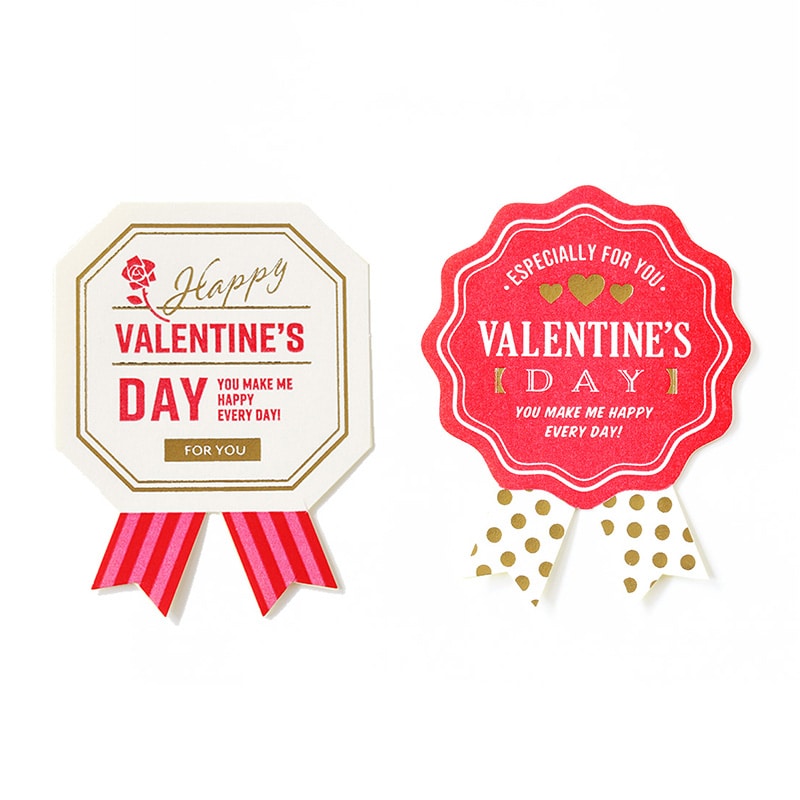 cotta バレンタインシール エンブレム 94885 10組/袋(ご注文単位1袋)【直送品】