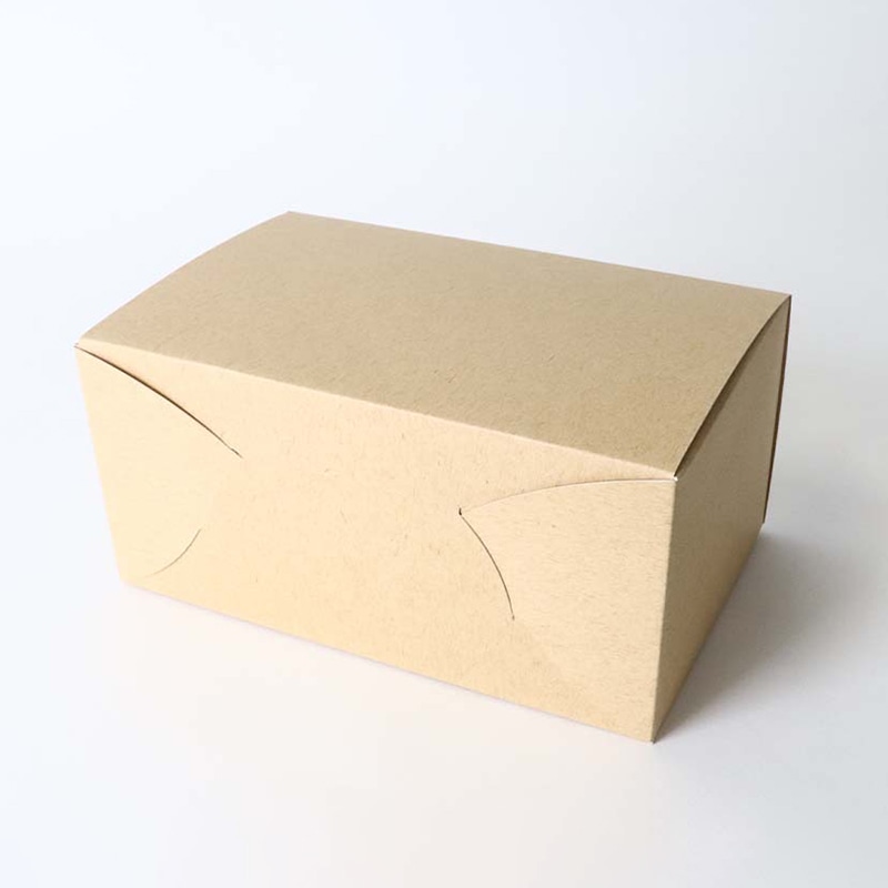 ケーキ箱 クラフトショートNC No.6 93197 25枚/束(ご注文単位1束)【直送品】