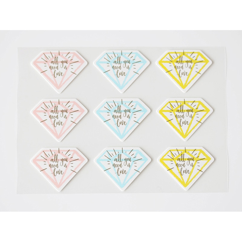 cotta ケーキピック 3柄×3片 94804　ダイヤ 10枚/束（ご注文単位1束）【直送品】