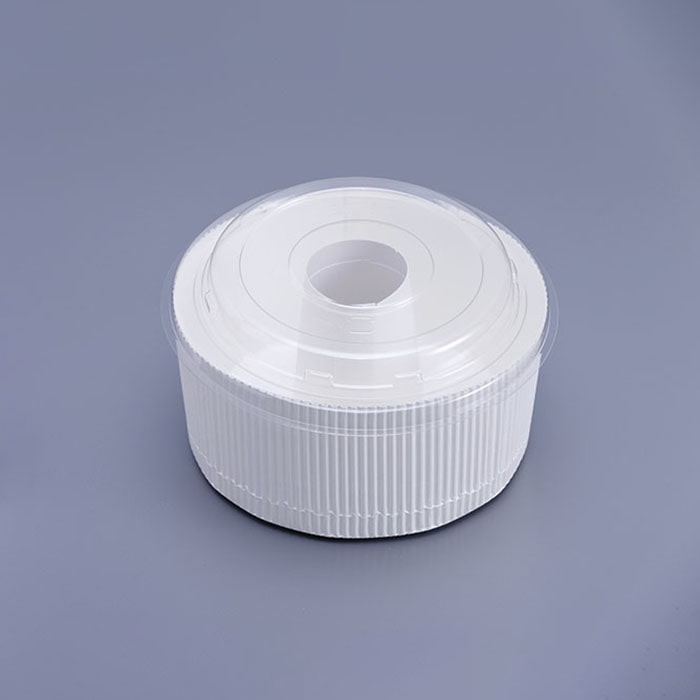 cotta スモールシフォンカップ ペット蓋付 SC835A 6137 白無地 50組/セット(ご注文単位1セット)【直送品】