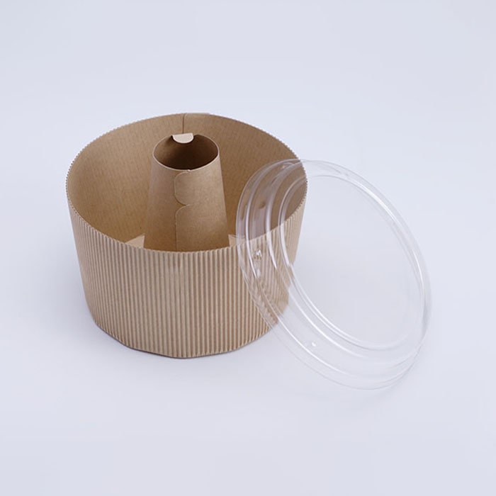 cotta シフォンカップ ハードタイプペット蓋付SC844A 6145 茶無地 50組/セット(ご注文単位1セット)【直送品】