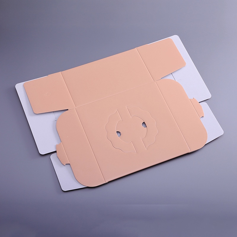 cotta E段デコ箱　Cー28E6D　トレーなし  7764　プレスコート　ピンク 10枚/束（ご注文単位1束）【直送品】