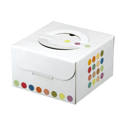 cotta デコ箱　スイーツアトリエ　トレーなし 6号 54092 10枚/束（ご注文単位1束）【直送品】