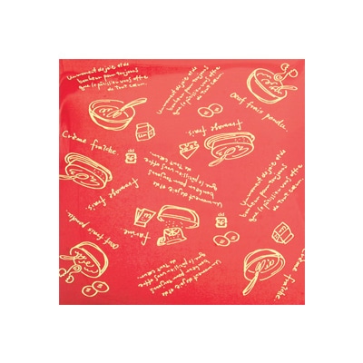 cotta 製菓資材　レッドシート 150角 70965 100枚/束（ご注文単位1束）【直送品】