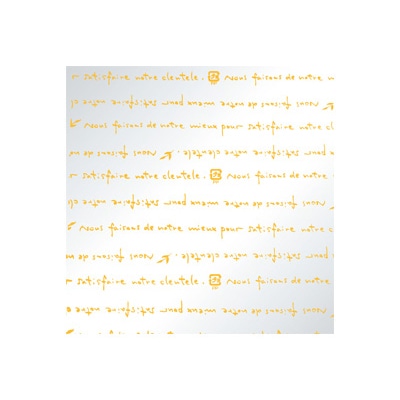 cotta 製菓資材　マットシート 150角 70971　イエロー 100枚/束（ご注文単位1束）【直送品】