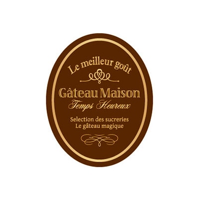 cotta ピック サークル 76059　ブラウン 100枚/束（ご注文単位1束）【直送品】