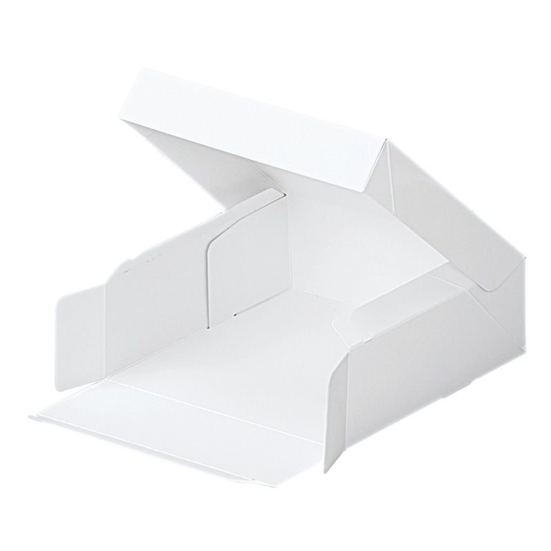 cotta ケーキ箱ロックBOX65 トレーなし 140角 76474 プレス 50枚/束(ご注文単位1束)【直送品】