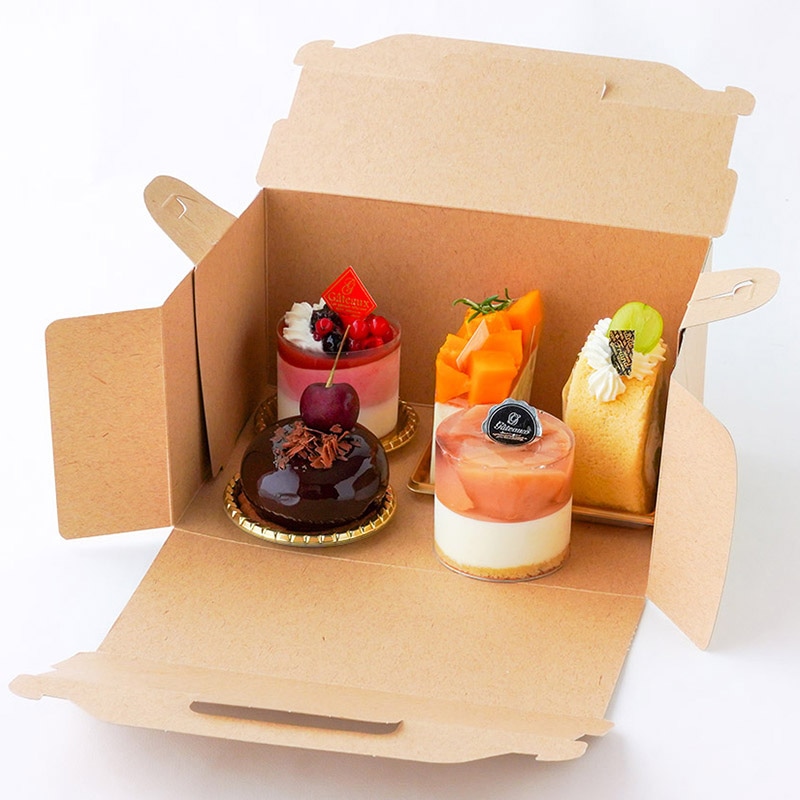 cotta ケーキ箱 105OPL 5×7 76703 ウッズ 50枚/束(ご注文単位1束)【直送品】