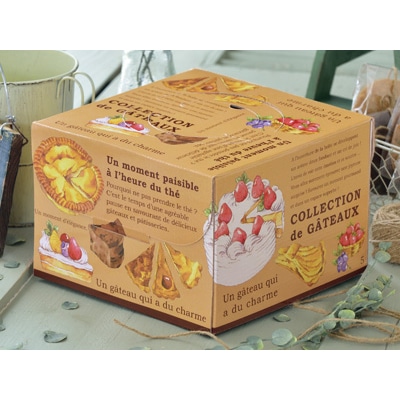 cotta デコ箱 トレーなし 4号 77933 ガトー 10枚/束(ご注文単位1束)【直送品】