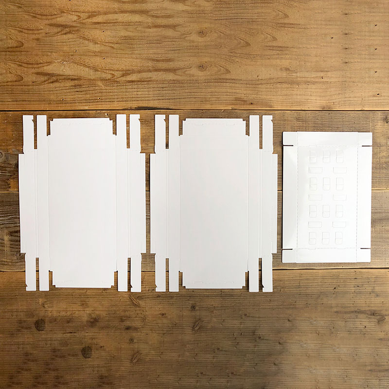 cotta ギフト箱　DG66 #1830 87849　ホワイト 5枚/束（ご注文単位1束）【直送品】