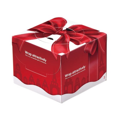 cotta デコ箱 台紙付 3号 90467 ルージュギフトミニ 20枚/束(ご注文単位1束)【直送品】