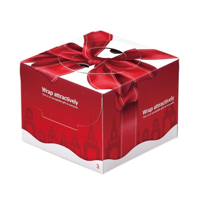 cotta デコ箱 台紙付 3号 90467 ルージュギフトミニ 20枚/束(ご注文単位1束)【直送品】