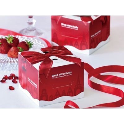 cotta デコ箱 台紙付 3号 90467 ルージュギフトミニ 20枚/束(ご注文単位1束)【直送品】