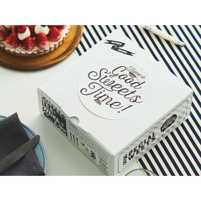 cotta デコ箱 H80 トレーなし 6号 90482 カフェホワイト 10枚/束(ご注文単位1束)【直送品】