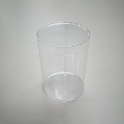 cotta PET円筒ケース 70径×H90mm　フタ付 65881 10個/袋（ご注文単位1袋）【直送品】