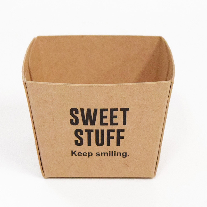 cotta クラフトキューブカップ Mizuki×cotta 92630 クラフト 50枚/束(ご注文単位1束)【直送品】