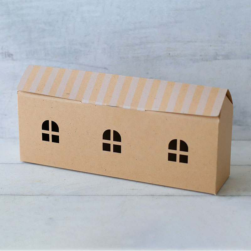 cotta ギフト箱 お菓子のおうち スリムパウンド クラフト 95437 20個/束(ご注文単位1束)【直送品】