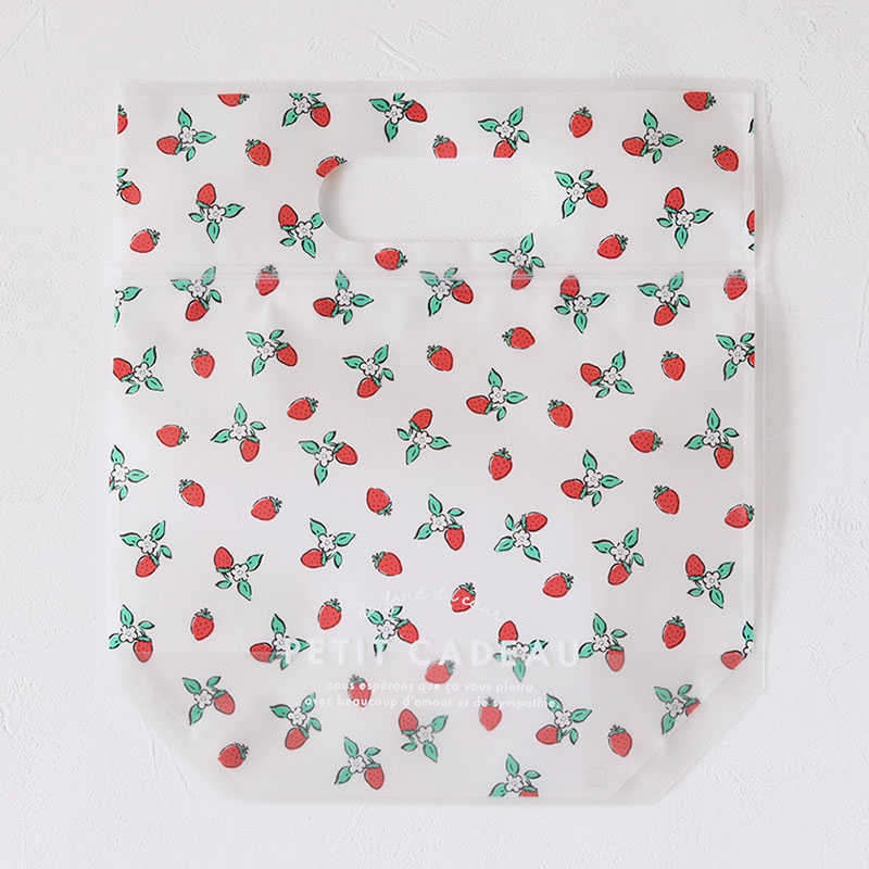 ジッパーバッグ 野いちご M 98545 10枚/束(ご注文単位1束)【直送品】